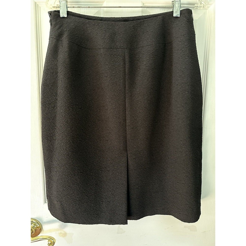 Kasper Black Crepe Suit Jacket and Skirt, Size 10P - Picture 6 of 10